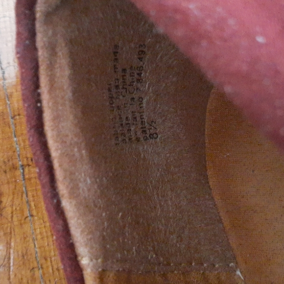 BC Burgundy Suede Block Chunky Tassle Loafer Heels - Picture 12 of 12